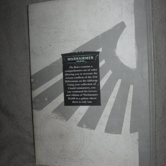 Warhammer Hardcover Book 40,000 40K The Rules 2409A7 - Picture 2 of 11